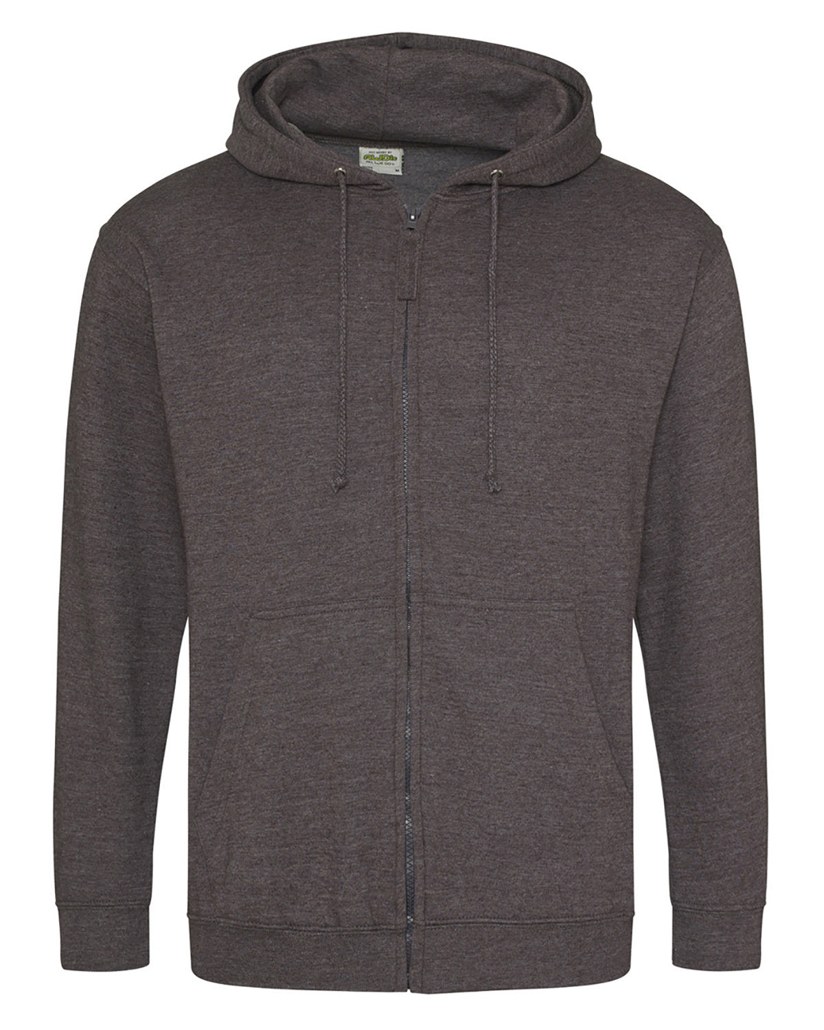 Men's Midweight College Full-Zip Hooded Sweatshirt