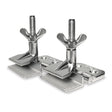 Jiffy Best Hinge Clamps Cast Metal Screen Printing Equipment - Durable Secure Alignment, 1/2" To 2 1/2" Frame Thickness (1 Pair)