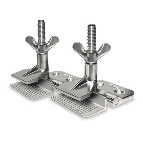 Jiffy Best Hinge Clamps Cast Metal Screen Printing Equipment - Durable Secure Alignment, 1/2" To 2 1/2" Frame Thickness (1 Pair)