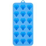 Wilton Diamond Silicone Candy Mold – Blue 18-Cavity