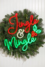 23.1" Jingle & Mingle Lit Neon Sign