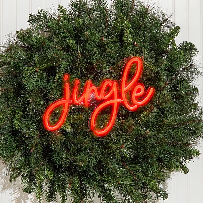 13.6"Jingle Lit Neon Sign