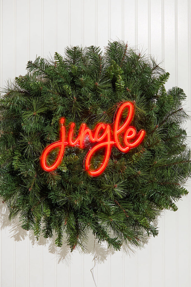 13.6"Jingle Lit Neon Sign