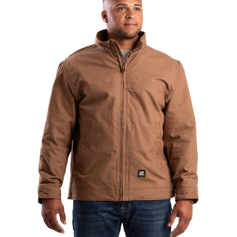 Men's Flagstone Flannel-Lined Duck Jacket