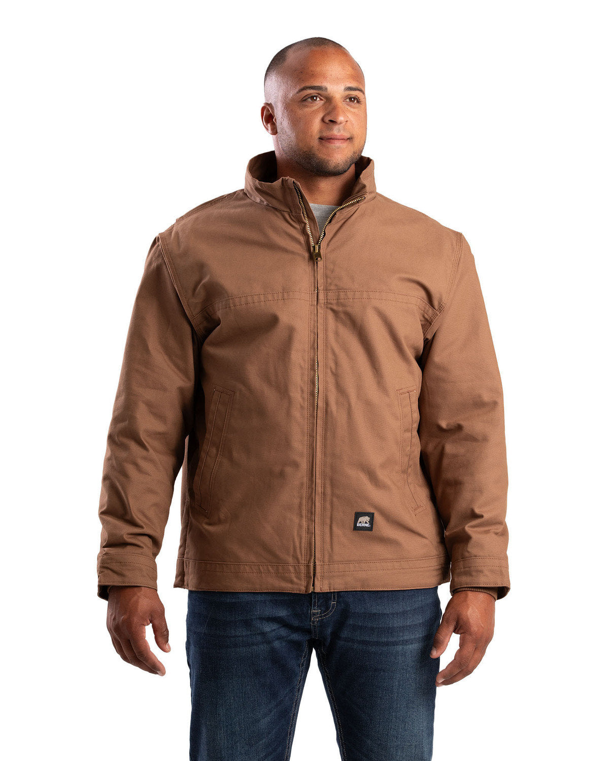 Men's Flagstone Flannel-Lined Duck Jacket