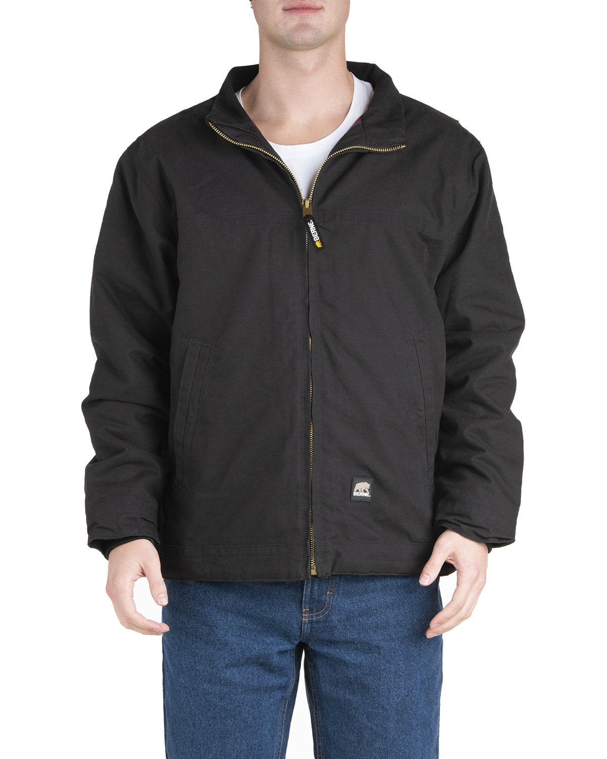 Men's Flagstone Flannel-Lined Duck Jacket