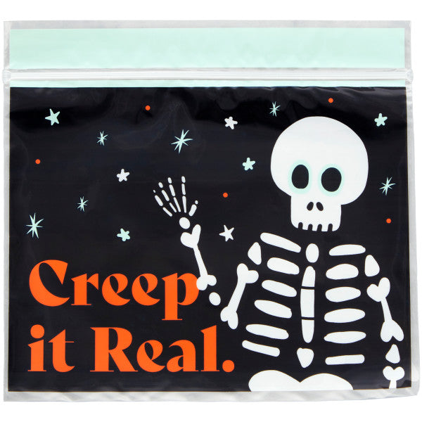 Wilton Creep it Real Resealable Halloween Treat Bags, 20-Count