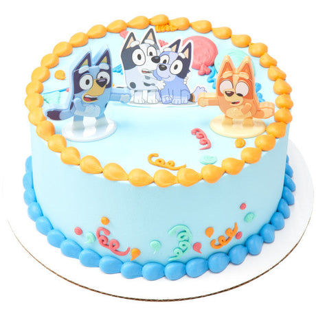 Bluey Dance Mode Cake Decorating Kit Topper