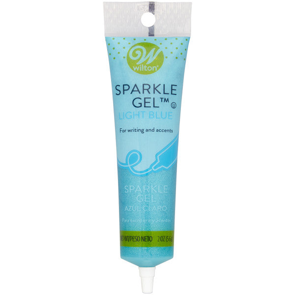 Wilton Light Blue Sparkle Gel, 2 oz.