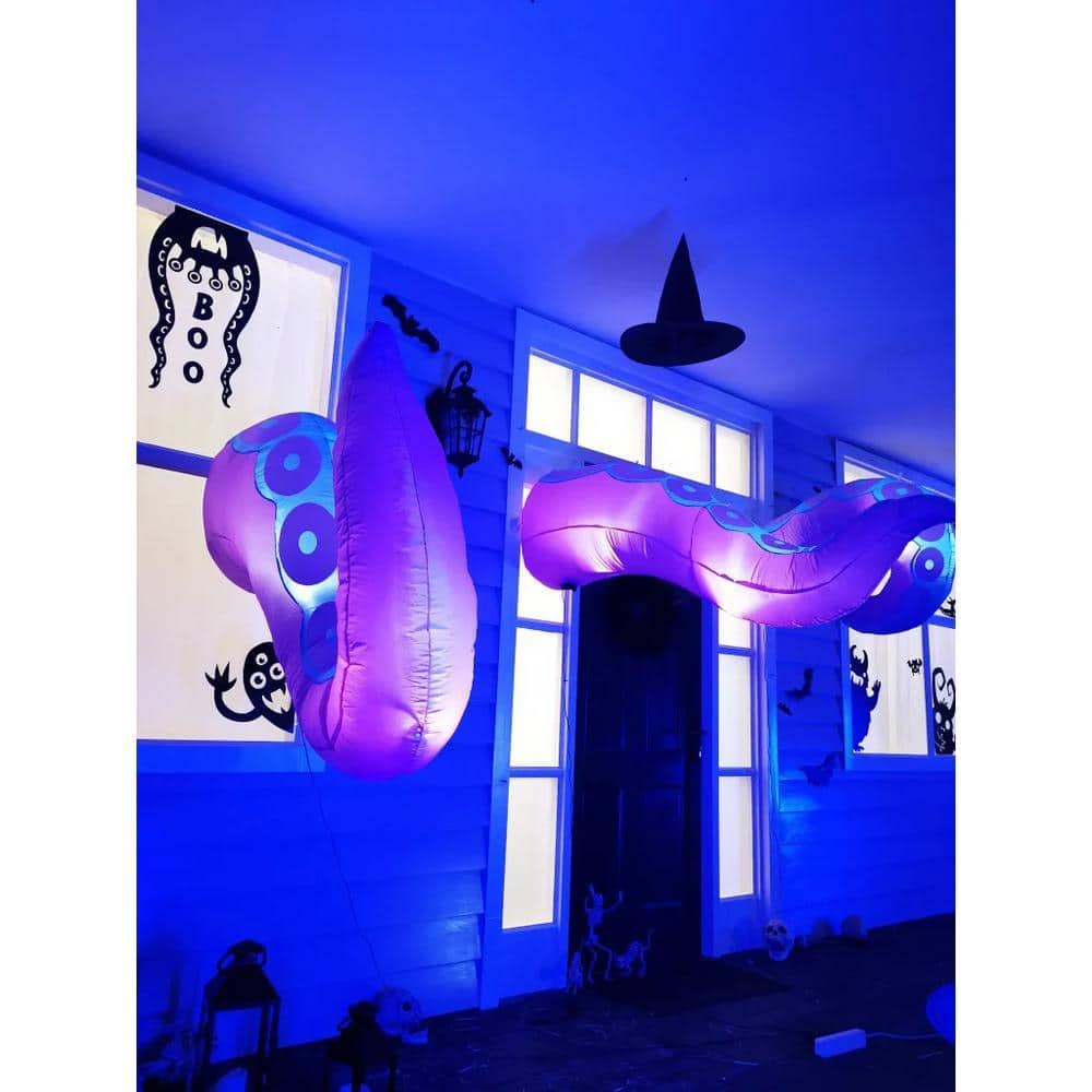 Multi-Color Halloween Inflatable Giant Octopus Tentacle 3 Pieces