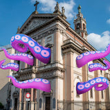 Multi-Color Halloween Inflatable Giant Octopus Tentacle 3 Pieces