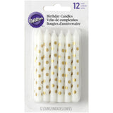 Wilton Gold Dot Birthday Candles