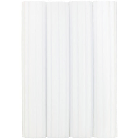 Wilton White Hidden Pillars – 4 Inch, Set of 4