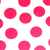 Swim Knit Nylon Lycra Jumbo Pink Polka Dots