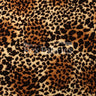 Jumpin Jag Poly Spandex Velvet Fabric - Brown/Black Jaguar Print, 58/60" Width, 250 GSM (1 Yard)