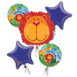 Jungle Animals Birthday Balloon Bouquet