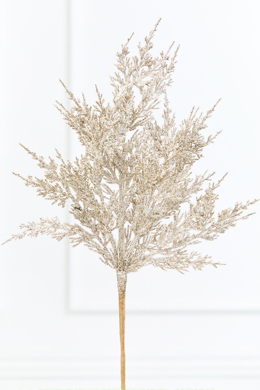 20" Champagne Juniper Spray