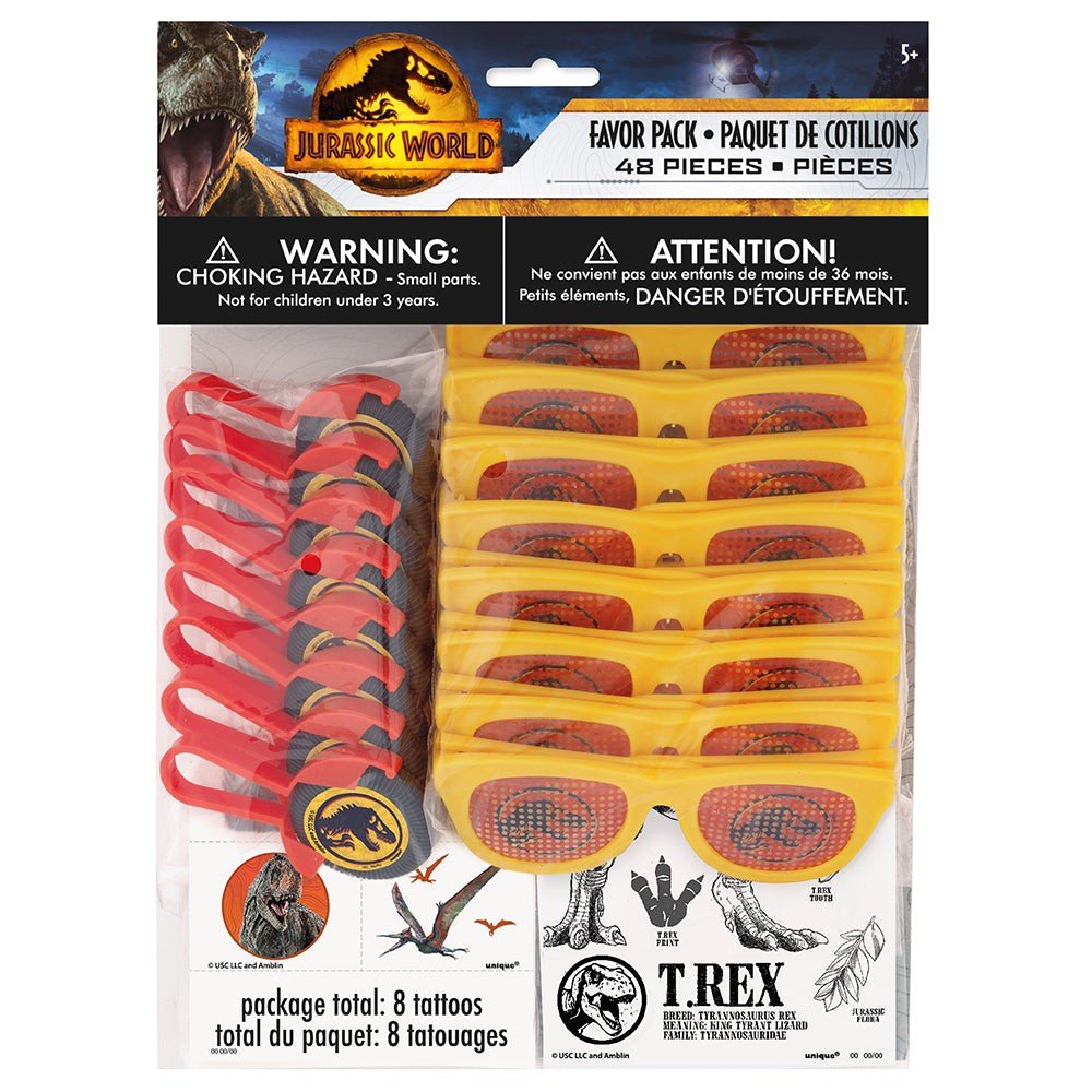 Jurassic World Favor Pack 48 Pack