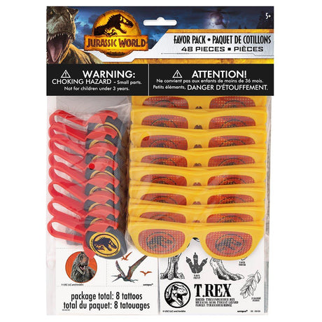 Jurassic World Favor Pack 48 Pack