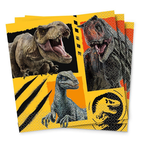 Jurassic World 3 Napkins 16 Pack