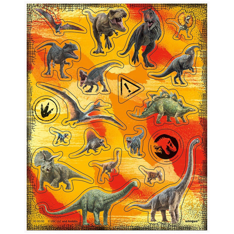 Jurassic World Stickers 4-Pack