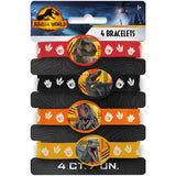 Jurassic World 3 Party Bracelets 4 Pack