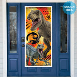 Jurassic World Door Poster