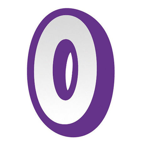Balloon Sticker Number 0