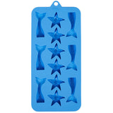Wilton Silicone Mermaid Tail and Starfish Candy Mold, 12-Cavity