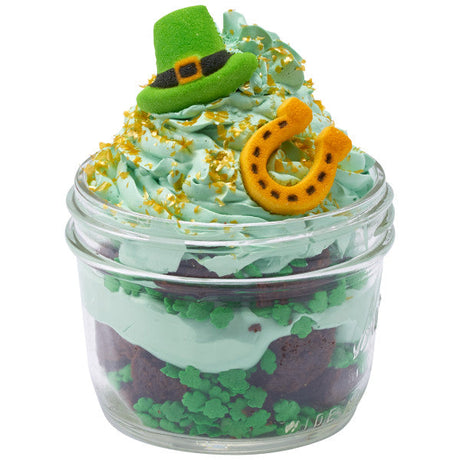 St. Patrick's Day Shamrock Quins Sprinkles Cupcake and Cake
