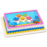 Baby Shark Jawsome! Edible Cake Image Topper