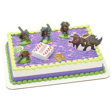 Teenage Mutant Ninja Turtles Pizza Power Cake Topper, 6-Piece