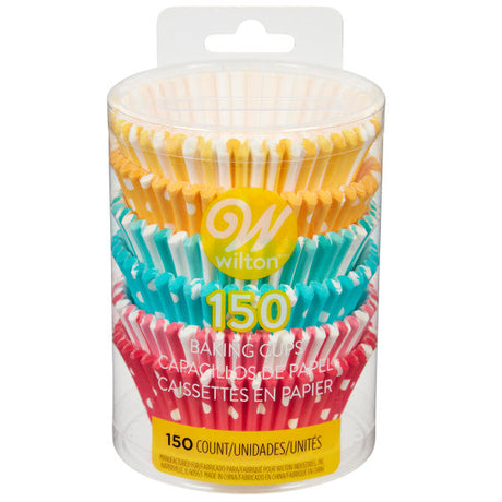 Wilton Dots and Stripes Cupcake Liners, 150-Count