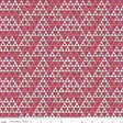 Cotton Lycra Knit Fabric On Trend Raspberry Triangles