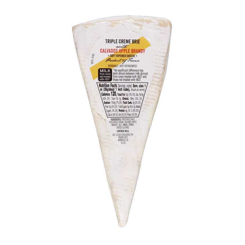Triple Crème Brie with Calvados Apple Brandy