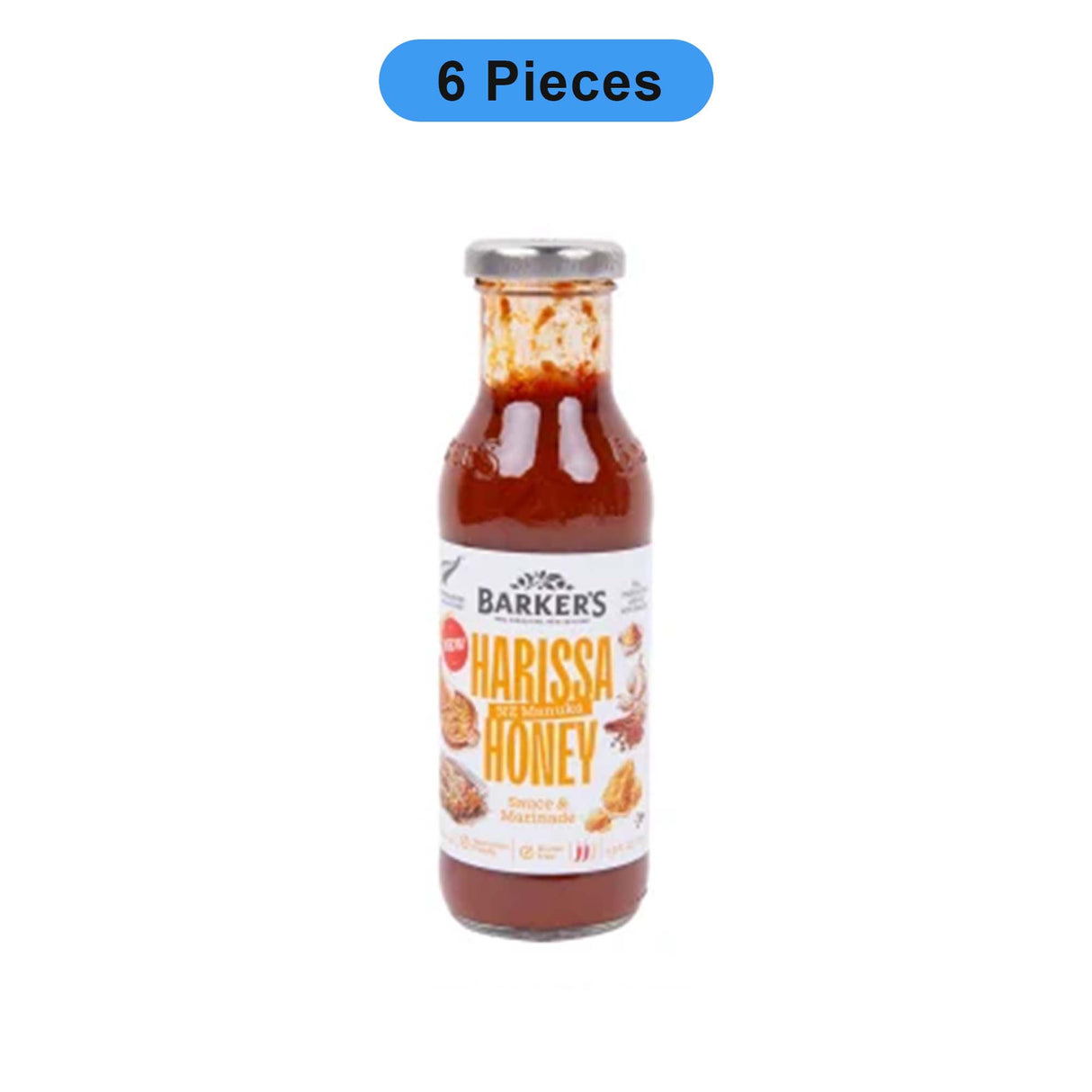 BARKER'S HARISSA HONEY SAUCE & MARINADE 9.3 OZ BOTTLE