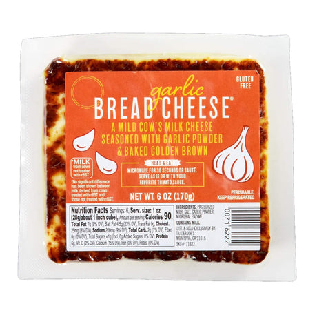 Garlic Bread Cheese Finnish Juustoleipä Style Squeaky Cheese