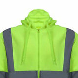 Tones Fullzip Reflective Fleece Hoodie - 10 Pack - 7.62oz/yd2  - 100% Polyester