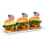 American Flag Paper themed Cupcake Cake Decorating pics 144 set