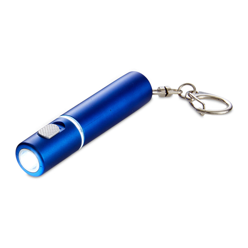 Light-Up-Your-Logo Flashlight With Keychain
