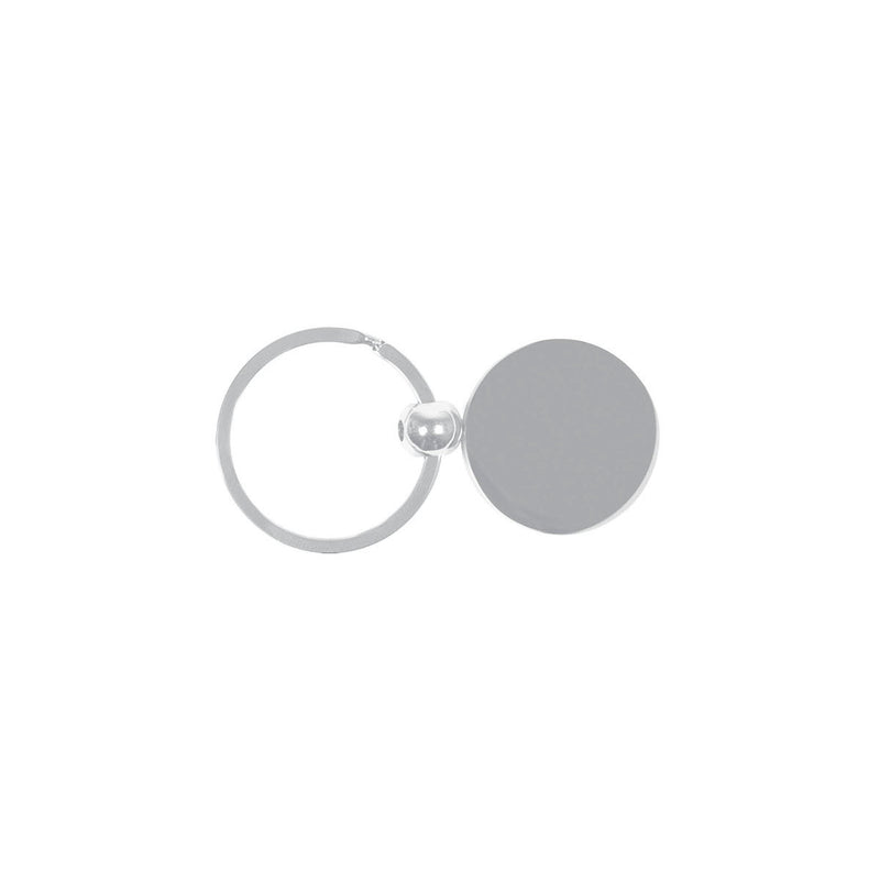 Round Metal Keychain