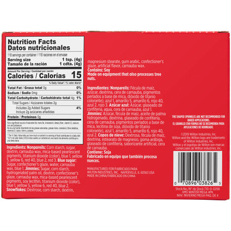Wilton Winter Sprinkles, 16.6 oz. Bulk Set