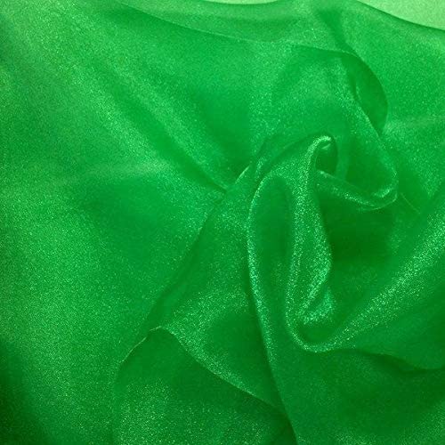 Sparkle Crystal Sheer Organza Fabric Shiny for Fashion, Crafts, Decorations 60″ Width
