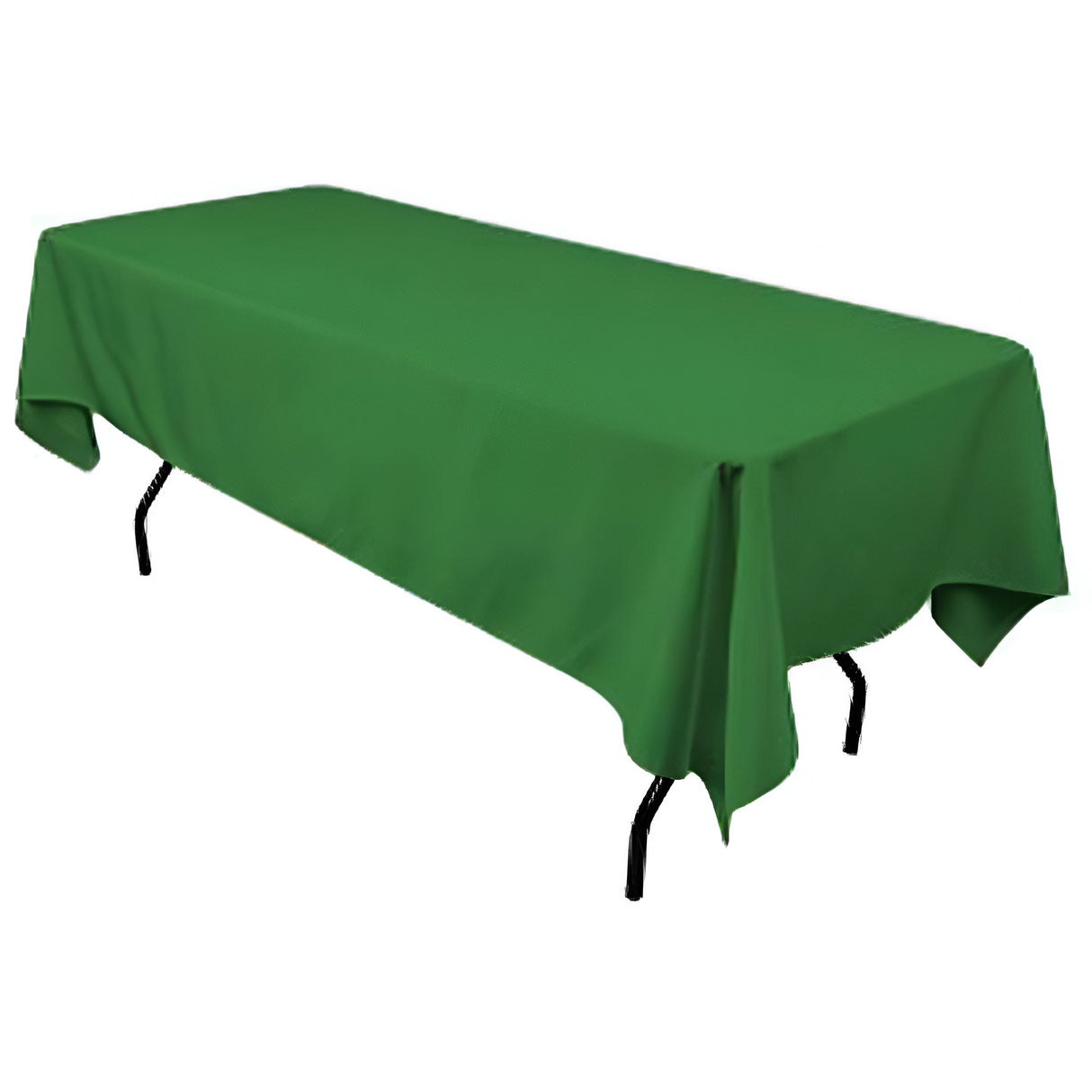 Polyester Rectangular Tablecloth Polyester Fabric - Wrinkle-Resistant, Stain-Proof, Washable, 60" X 144"