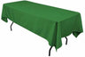 Polyester Rectangular Tablecloth 60x144 Inch – Durable Reusable Table Linen for Weddings, Parties, Banquets & Events
