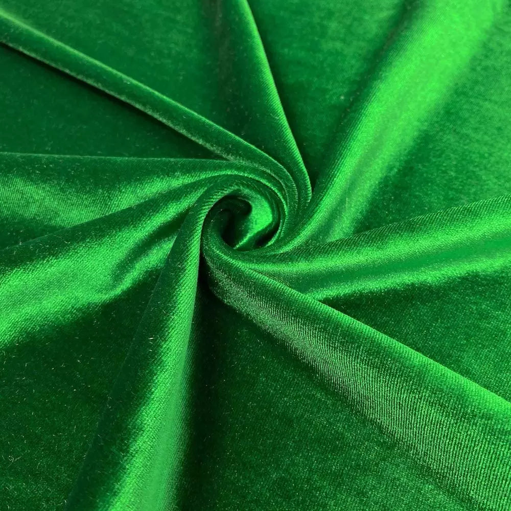 Stretch Velvet Polyester Spandex Velvet Fabric - 58/60" Width,