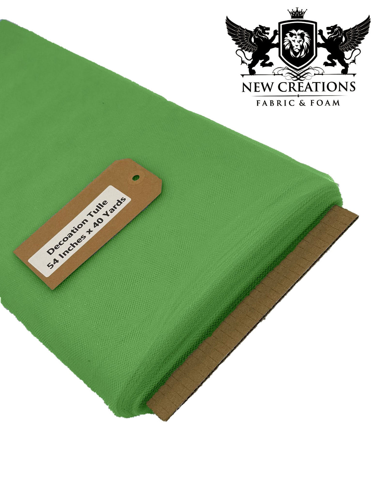 Kelly Green Tutu Tulle Fabric - Kelly Green Sheer Netting, 54" Width (5 Yards)