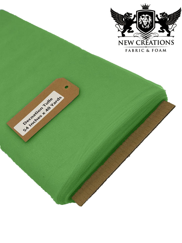 Kelly Green Tutu Tulle Fabric - Kelly Green Sheer Netting, 54" Width (5 Yards)
