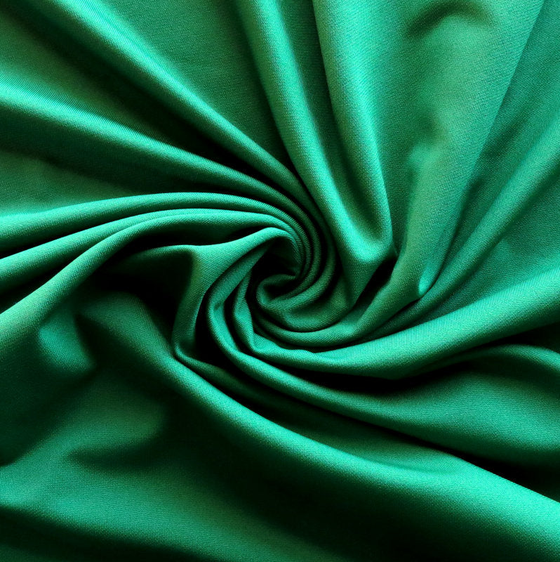 Dri-Fit Lycra French Terry Knit Fabric Kelly Green