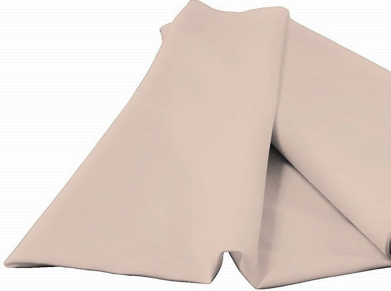 Khaki Polyester Poplin Fabric - 58" Wide, Woven, Khaki (1 Yard)